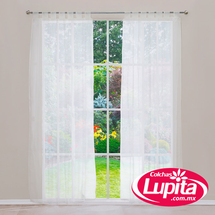 JGO CORTINAS TRANS CORTA TERGAL BEIGE (Vianney Hogar)