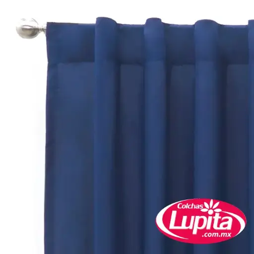 [000639870005] CORTINAS VIASOFT LARGA MARINO (Vianney Hogar)