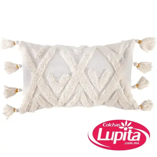 [000366290008] FUNDA DE COJIN RECTANGULAR MUMBAI BEIGE (Vianney 23)