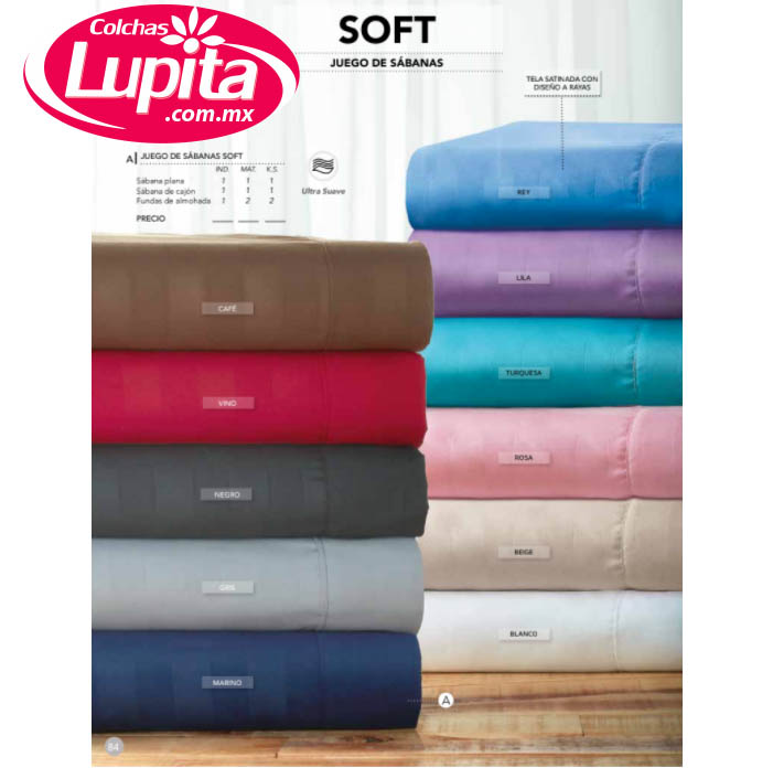 SABANAS SOFT ROSA KING SIZE (Elefantito 25)