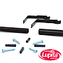 TUBO CORTINERO SEN 1.00 A 1.80 CHOCOLATE (Vianney Hogar)
